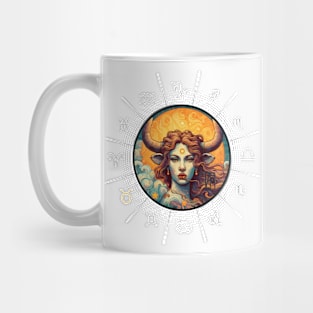 ZODIAC Taurus - Astrological TAURUS - TAURUS - ZODIAC sign - Van Gogh style - 11 Mug